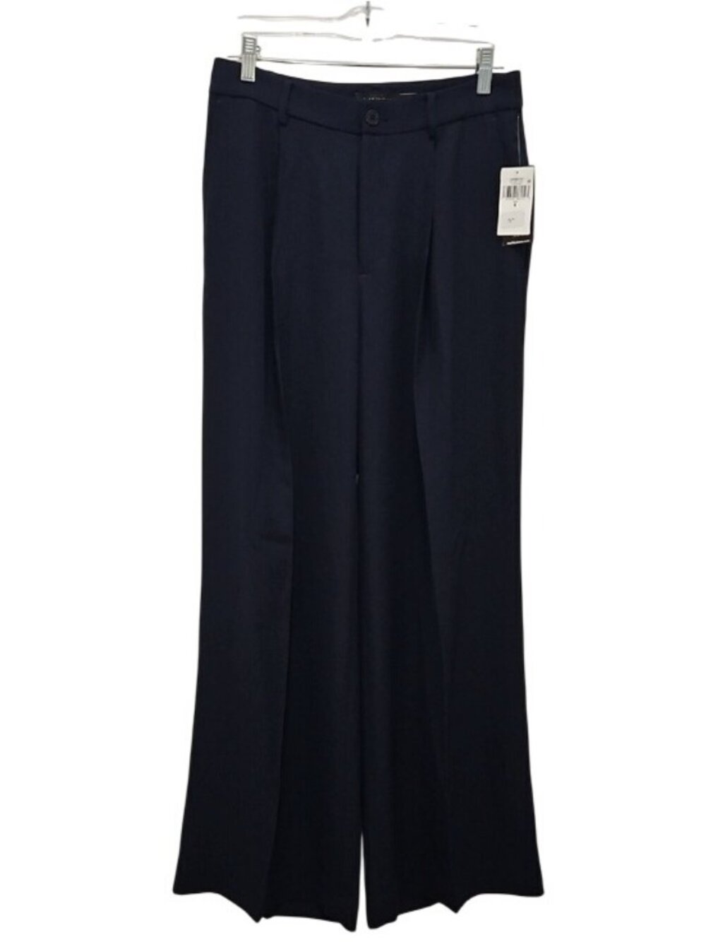Lauren Ralph Lauren Black Label Double-Faced Georgette Wide-Leg Pant New Size 14 - Picture 2 of 13